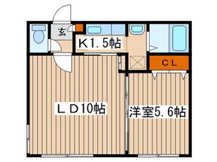 ＰＬＡＴＡ　ＣＡＲＡ　Ｎ２２の物件間取画像